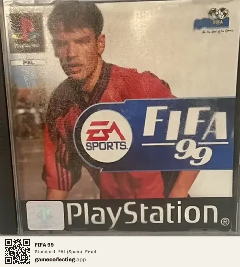 FIFA 99 PlayStation, Spain box front