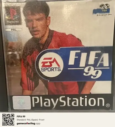 FIFA 99 PlayStation, Spain box front