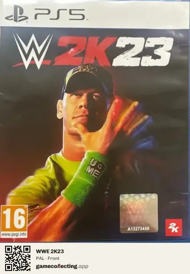 WWE 2K23 PlayStation 5, PAL box front
