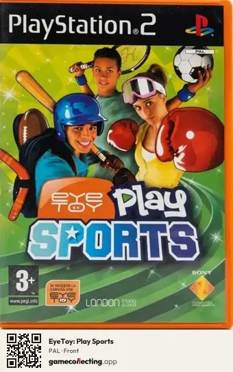 EyeToy: Play Sports PlayStation 2, PAL box front