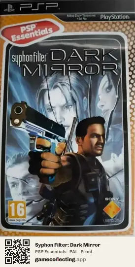Syphon Filter: Dark Mirror PlayStation Portable, PAL box front