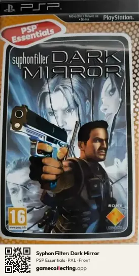 Syphon Filter: Dark Mirror PlayStation Portable, PAL box front