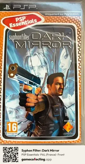 Syphon Filter: Dark Mirror PlayStation Portable, France box front