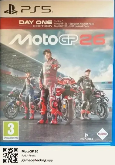 MotoGP 26 PlayStation 5, PAL box front
