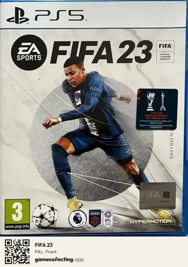 FIFA 23 PlayStation 5, PAL box front