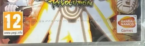 Naruto Shippuden: Ultimate Ninja Storm Revolution, the PEGI square on its front