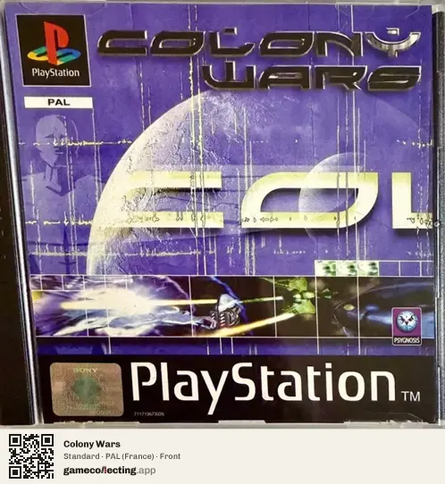 Colony Wars PlayStation, France box front