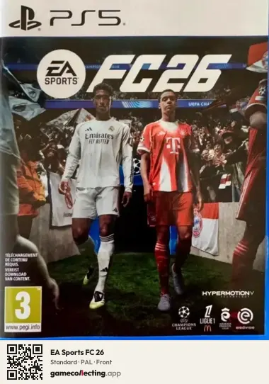 EA Sports FC 26 PlayStation 5, PAL box front