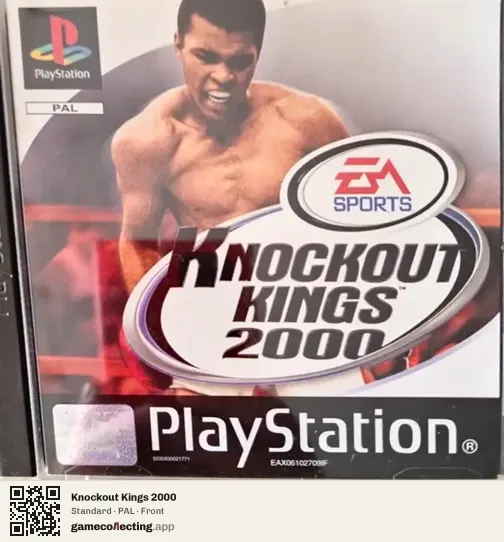 Knockout Kings 2000 PlayStation, PAL box front