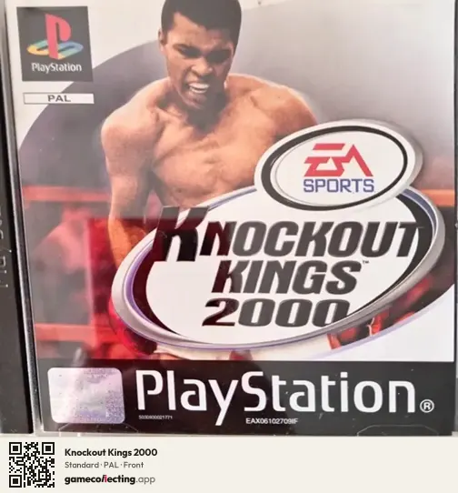Knockout Kings 2000 PlayStation, PAL box front