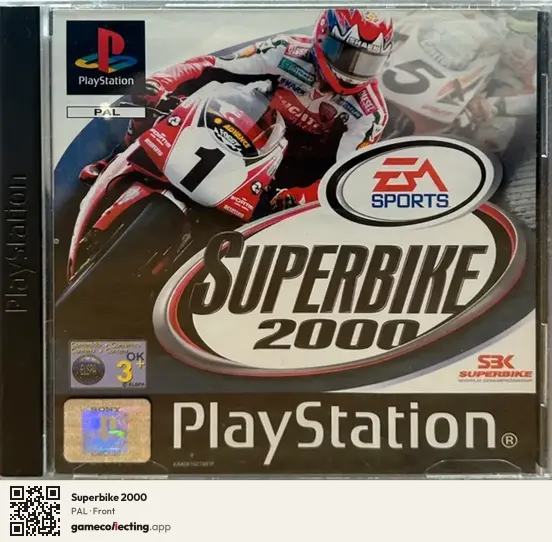 Superbike 2000 PlayStation, PAL box front