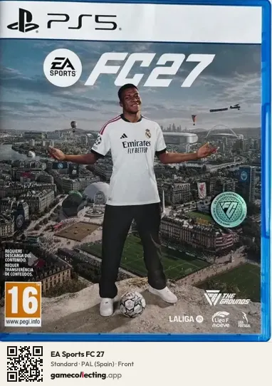 EA Sports FC 27 PlayStation 5, Spain box front