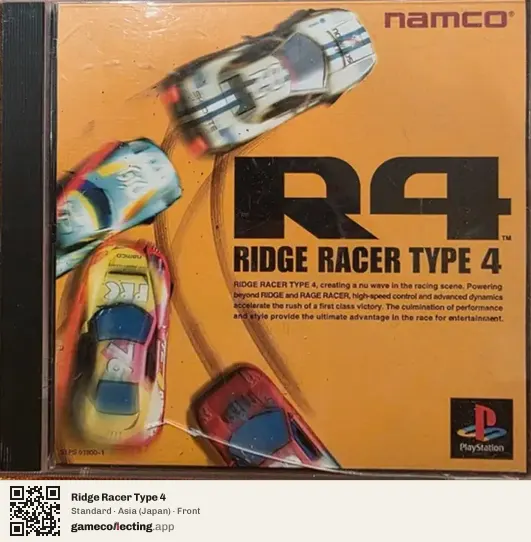Ridge Racer Type 4 PlayStation, Japan box front