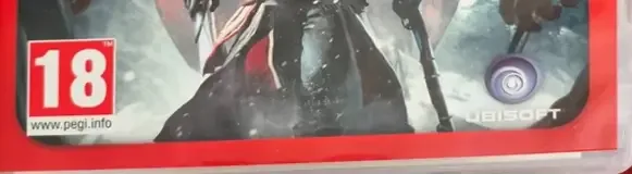 Assassin's Creed Rogue, the PEGI square on its front