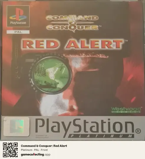 Command & Conquer: Red Alert PlayStation, PAL box front