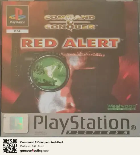 Command & Conquer: Red Alert PlayStation, PAL box front