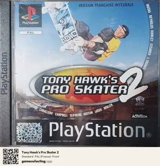 Tony Hawk's Pro Skater 2 PlayStation, France box front