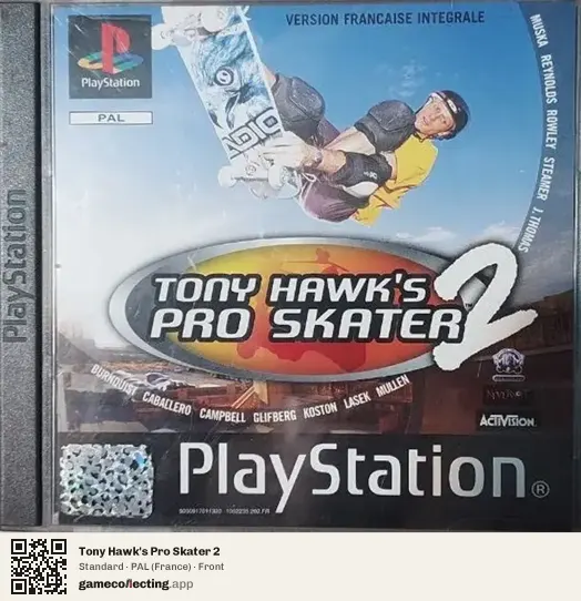 Tony Hawk's Pro Skater 2 PlayStation, France box front