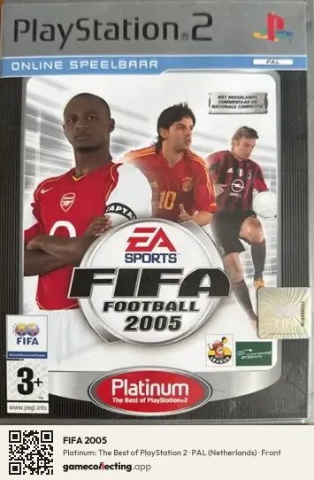 FIFA 2005 PlayStation 2, Netherlands box front