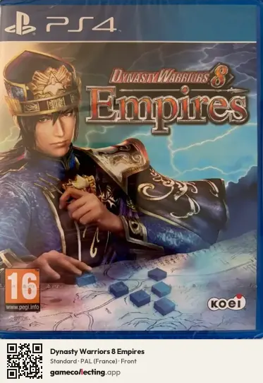 Dynasty Warriors 8 Empires PlayStation 4, France box front
