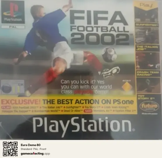 Euro Demo 80 PlayStation, PAL box front