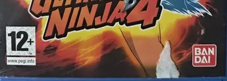 Naruto Shippuden: Ultimate Ninja 4, the PEGI square on its front