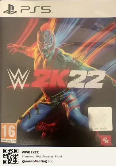 WWE 2K22 PlayStation 5, France box front