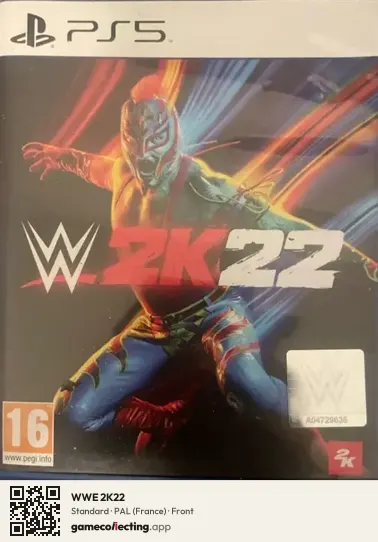 WWE 2K22 PlayStation 5, France box front