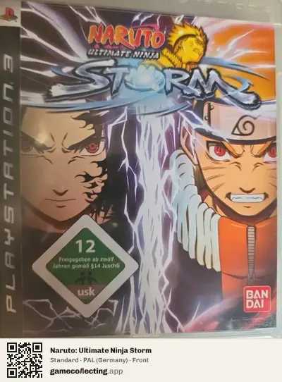 Naruto: Ultimate Ninja Storm PlayStation 3, Germany box front