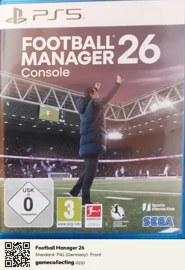 Football Manager 26 PlayStation 5, Germany box front