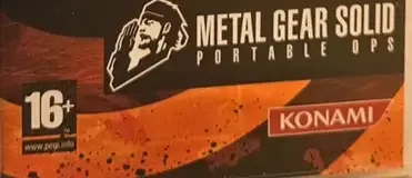 Metal Gear Solid: Portable Ops, the PEGI square on its front