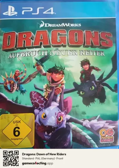 Dragons: Dawn of New Riders PlayStation 4, Germany box front