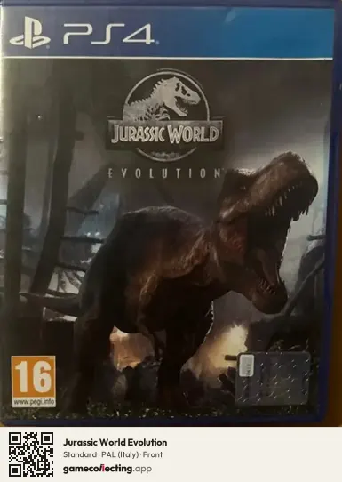 Jurassic World Evolution PlayStation 4, Italy box front