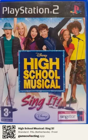 High School Musical: Sing It! PlayStation 2, Netherlands box front