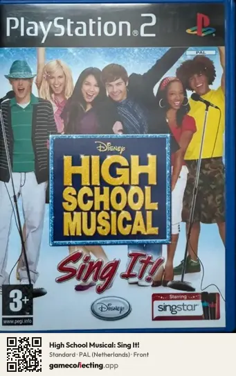 High School Musical: Sing It! PlayStation 2, Netherlands box front