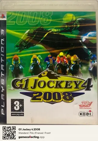 G1 Jockey 4 2008 PlayStation 3, France box front