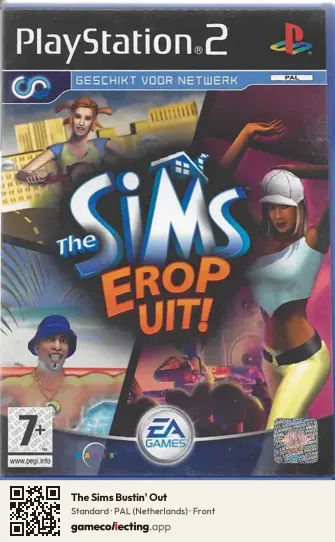 The Sims Bustin' Out PlayStation 2, Netherlands box front