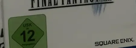 Final Fantasy XII, the USK square on its front