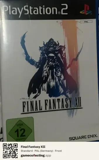 Final Fantasy XII PlayStation 2, Germany box front