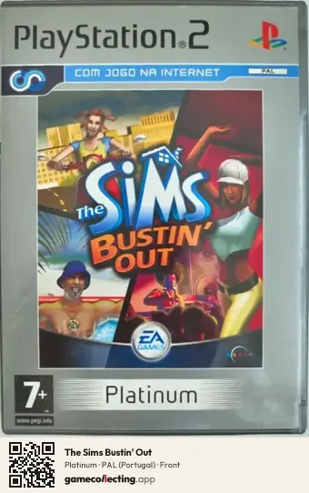 The Sims Bustin' Out PlayStation 2, Portugal box front