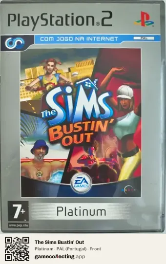 The Sims Bustin' Out PlayStation 2, Portugal box front