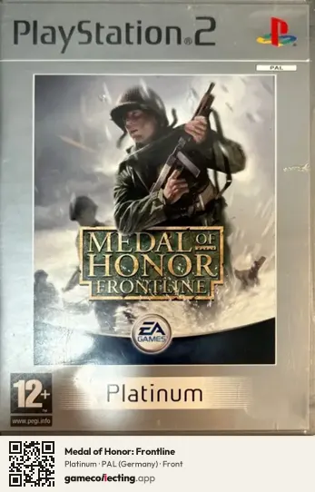 Medal of Honor: Frontline PlayStation 2, Germany box front