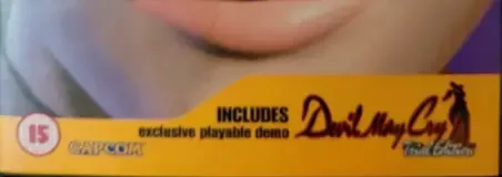 Resident Evil Code: Veronica X, the BBFC circle on its front
