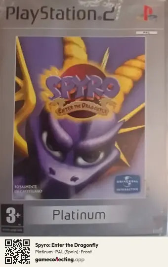 Spyro: Enter the Dragonfly PlayStation 2, Spain box front
