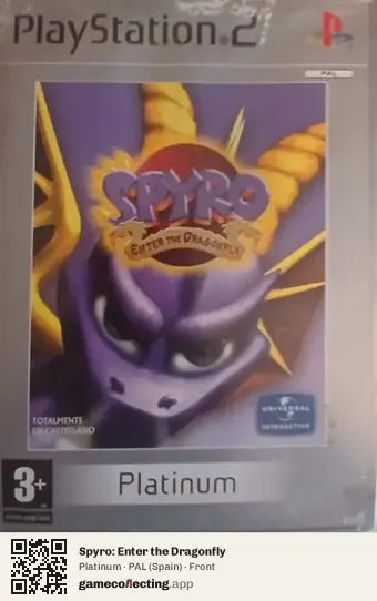 Spyro: Enter the Dragonfly PlayStation 2, Spain box front