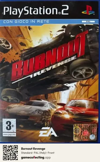 Burnout Revenge PlayStation 2, Italy box front