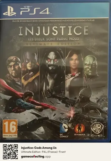 Injustice: Gods Among Us PlayStation 4, France box front