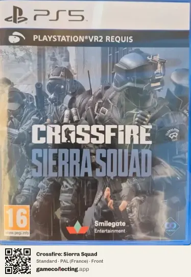 Crossfire: Sierra Squad PlayStation 5, France box front