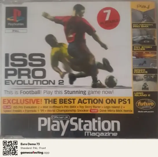 Euro Demo 73 PlayStation, PAL box front