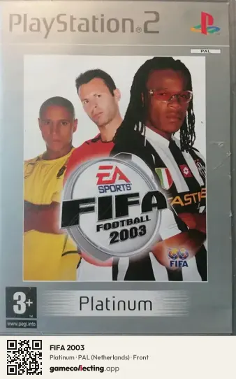 FIFA 2003 PlayStation 2, Netherlands box front